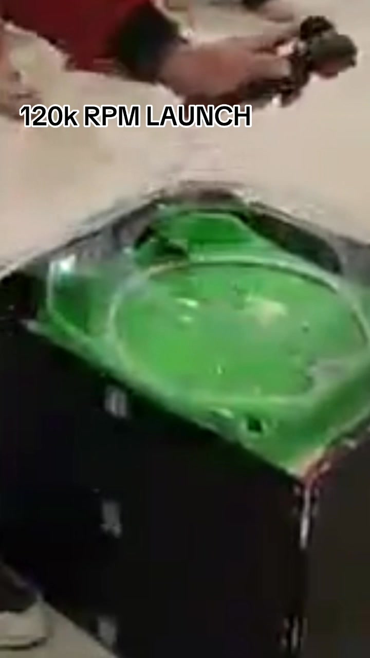 120K RPM LAUNCH #beyblade #beybladebattle #BeybladeX | Ced | Facebook