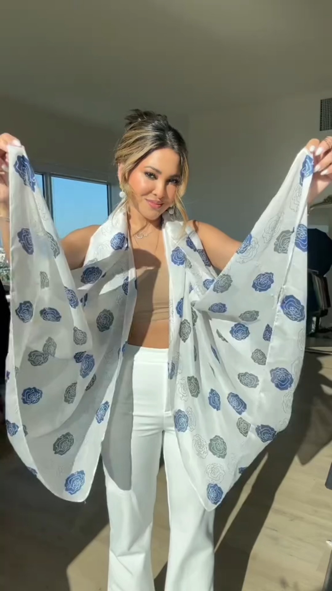 how to make a halter top dress modest Two ways style one scarf: from chic to a ✨ #fashionhacks #fashion #springfashion #Calfornia | Lina Noory how to layer a halter dress