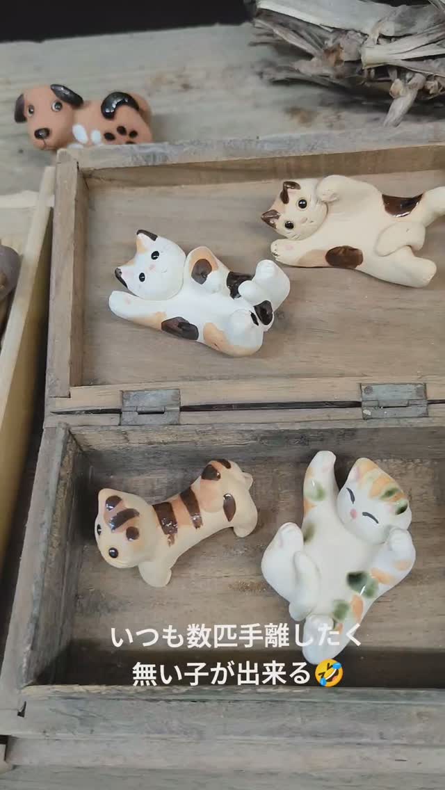 TOKONAME NEKO の招き猫の絵皿を8枚だけ作り、本日窯出ししました