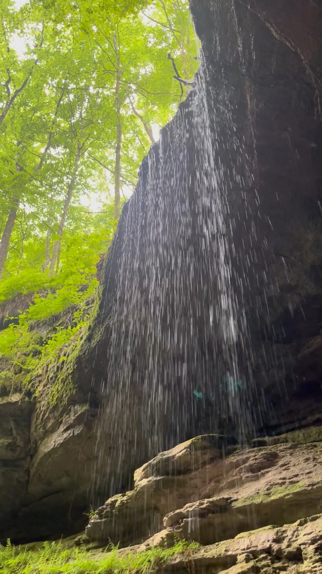 Visitors to the Historic Entrance of Mammoth Cave are greeted by this ...