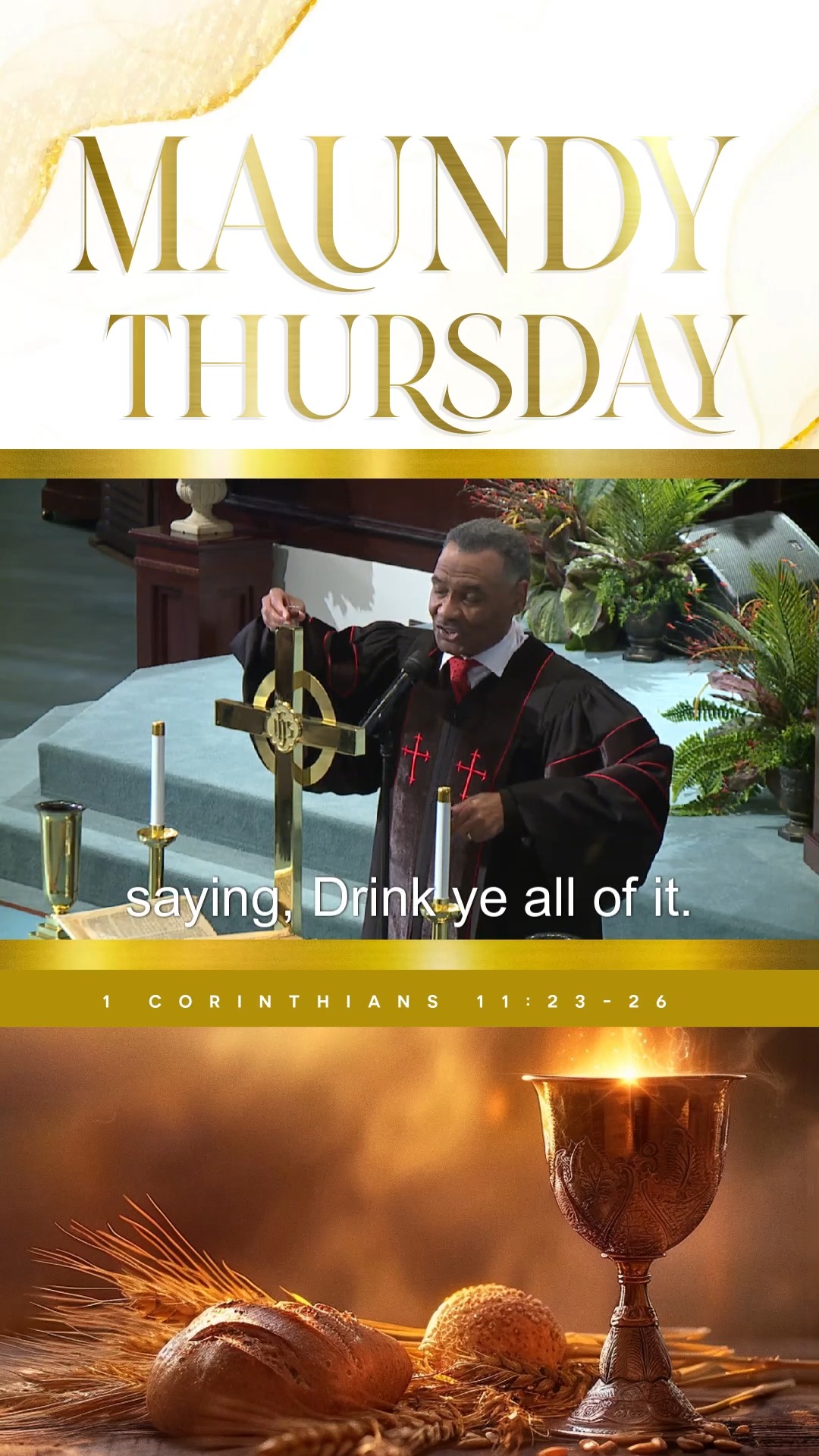 On this Maundy Thursday, we remember the night Jesus gathered with His ...