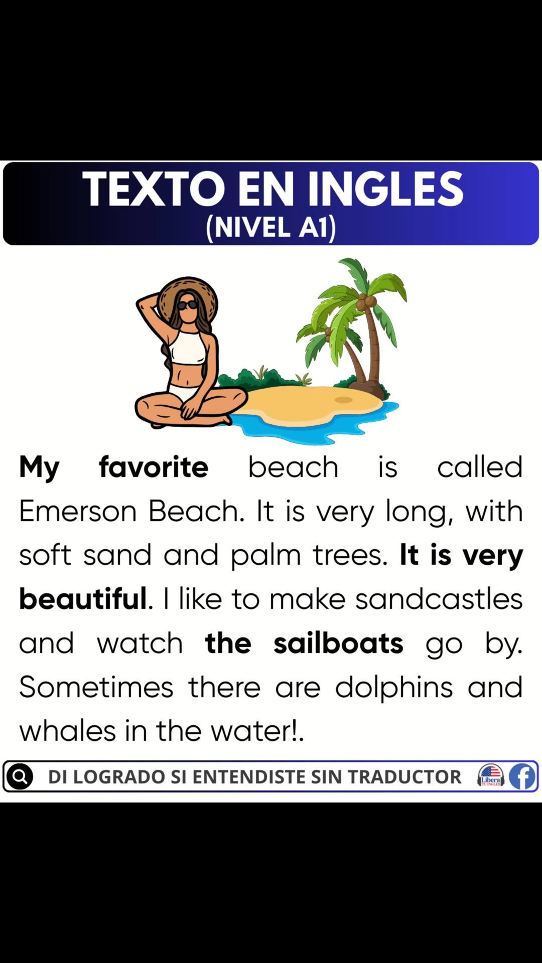 TEXTO EN INGLÉS #aprendeingles #inglesparatodos #usa #englishlearning # ...
