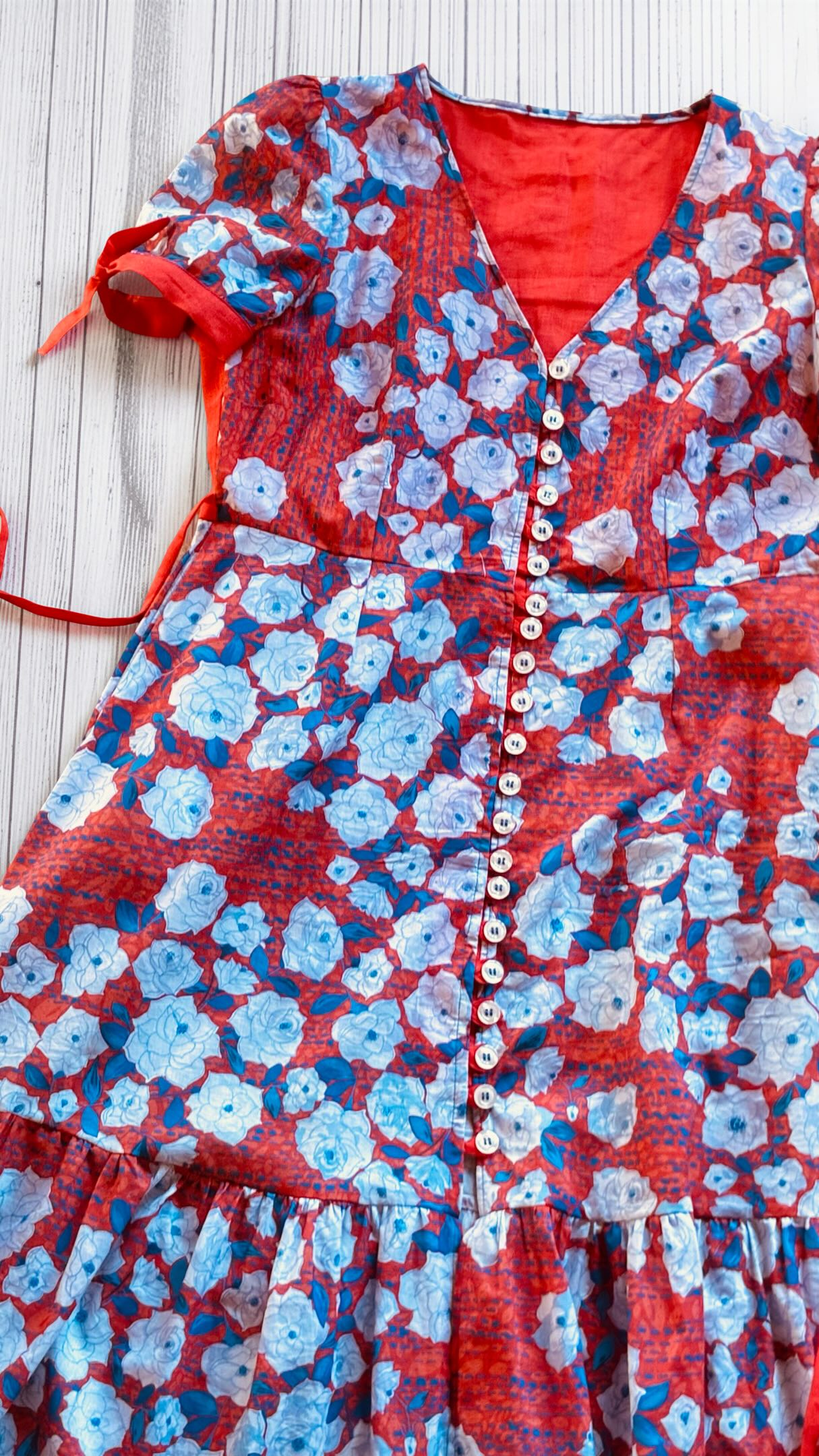 ME MADE WARDROBE 🥰, Remember Design #1 from last week– Caminito de Flores? So many of you asked about the dress sample, so I’m sharing the exact sewing pattern today! 🧵✨, A quick real-talk check-in: 