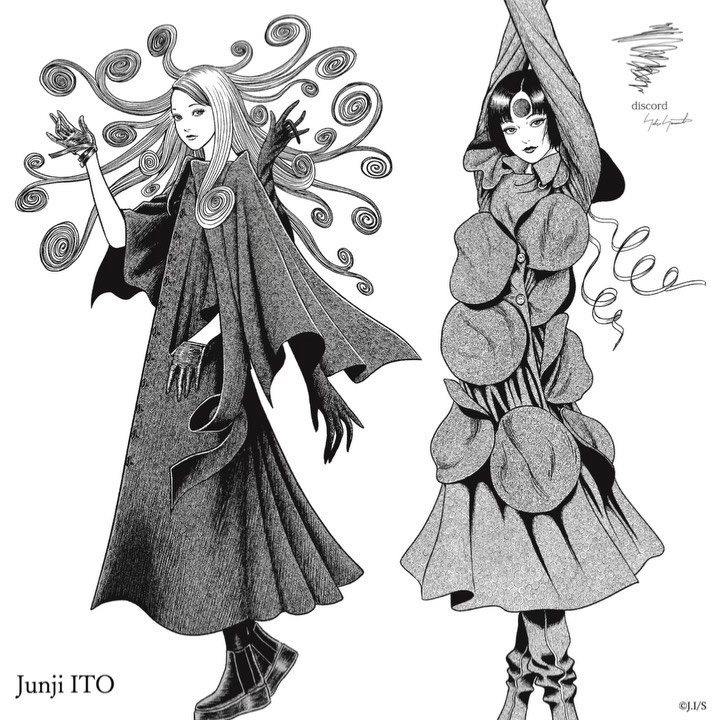 discord Yohji Yamamoto と日本を代表するホラー漫画家である伊藤潤二