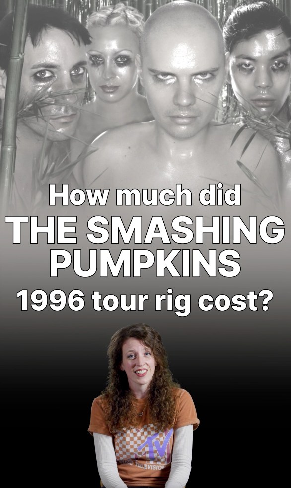 今週で出品終了します！スマッシングパンプキンズ　1996年　GIANT xl How much did The Smashing Pumpkins' 1996 tour rig cost? 🤔 In 1995