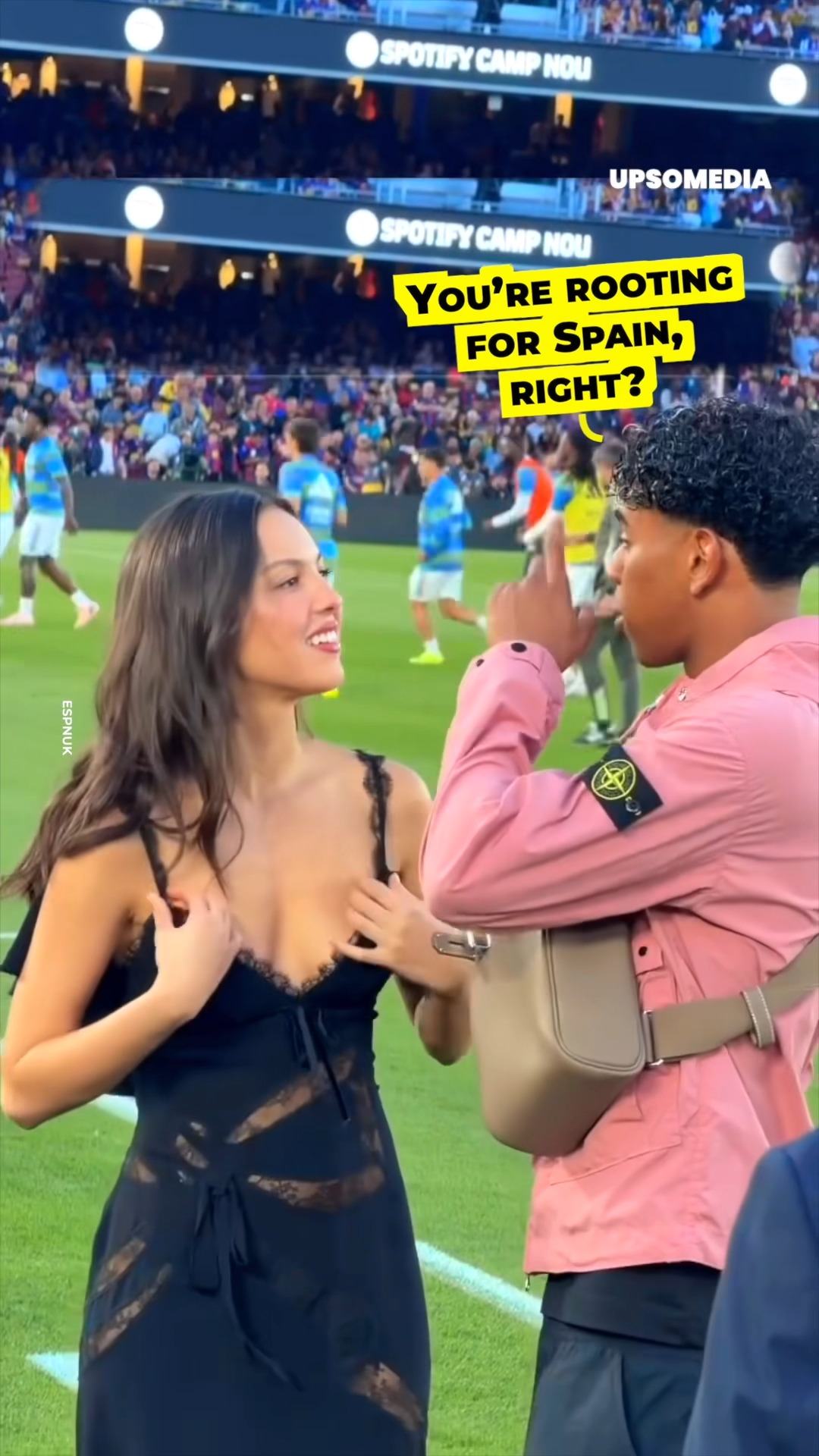 Two icons meet, Lamine Yamal meets Olivia Rodrigo With the United