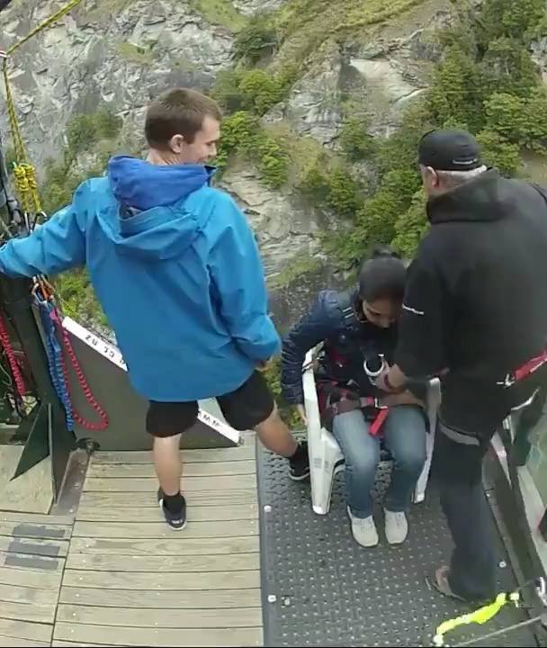 Canyon Swing Chair In Queenstown , New Zealand Canyon Swing Chair In