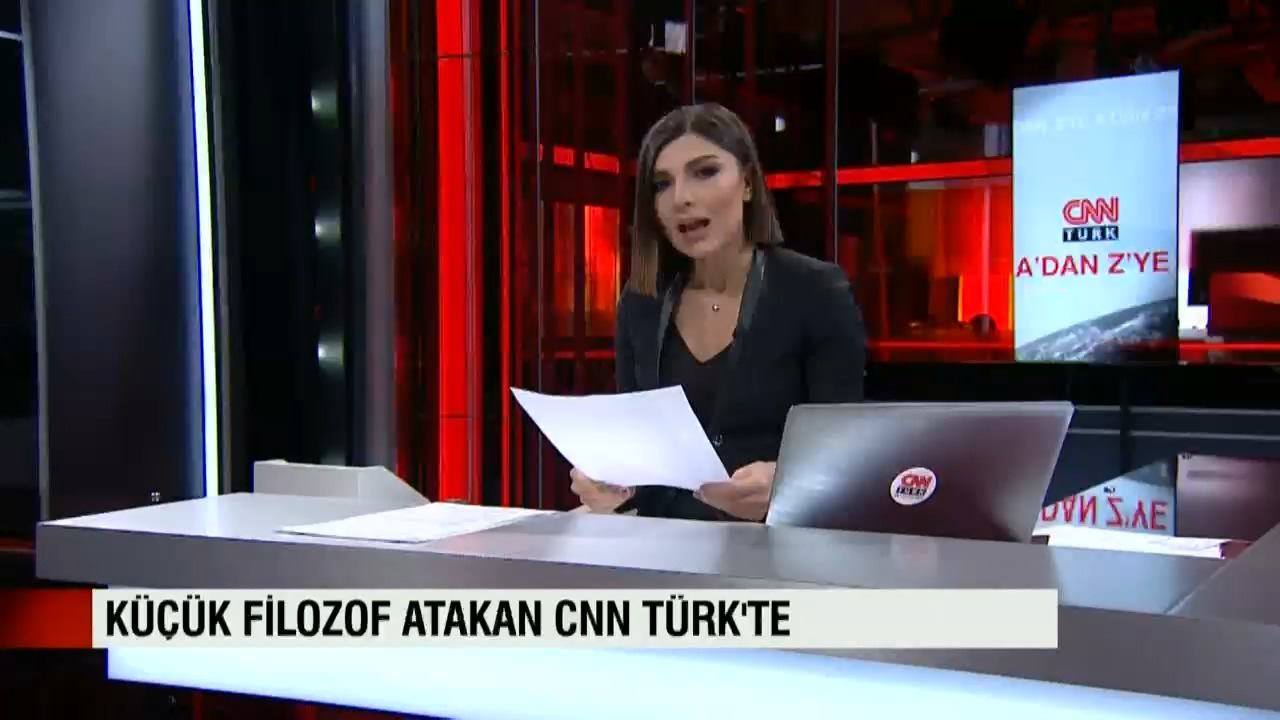 Cnn Turk Kucuk Filozof Atakan Cnn Turk Te Sorulari Yanitladi