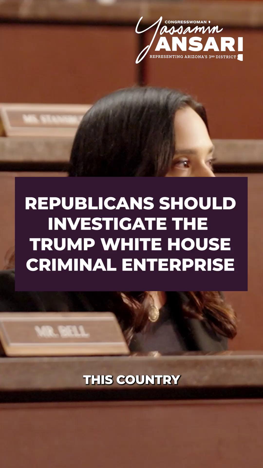 If we want to talk about holding bad actors accountable for fraud and ...