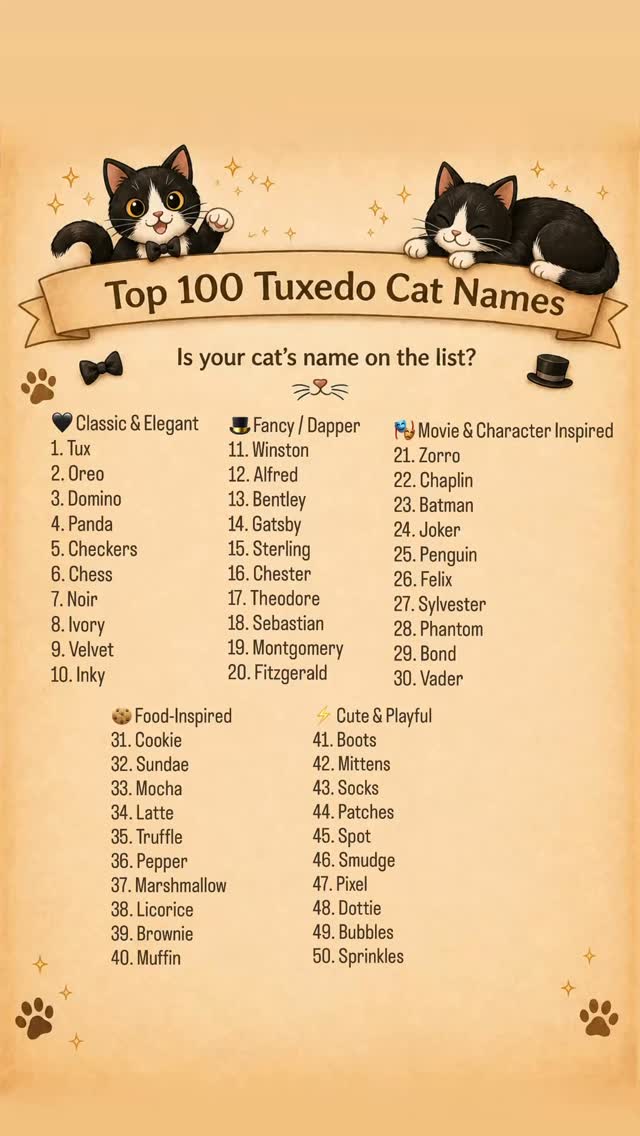 キャット　プロフ必読 Did your cat make the cut? 👀👇 Tuxedo cats deserve tuxedo-level
