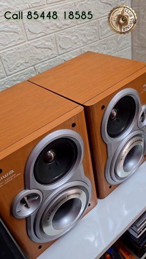 AIWA 3WAY バスレフスピーカーシステム Aiwa 3way wooden vintage speakers😲 #clubvintage8 #musicsystems