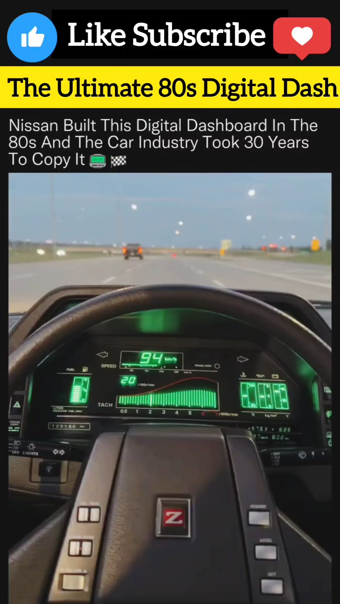 More appealing than any current digital dash… #carenthusiast #cars