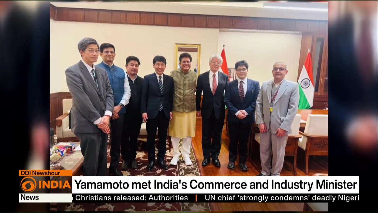 Governor of Japan's Gunma Prefecture, Ichita Yamamoto, is on a