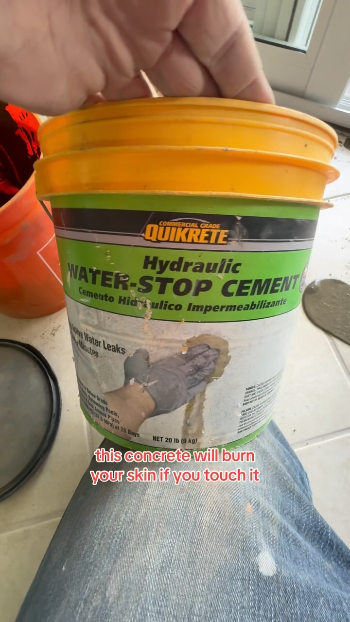 The best concrete for filling in a hole fast #concreteflooring # ...