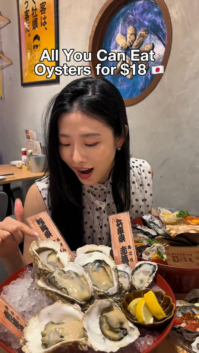 90 minutes of ALL-YOU-CAN-EAT oysters for just $18! They also