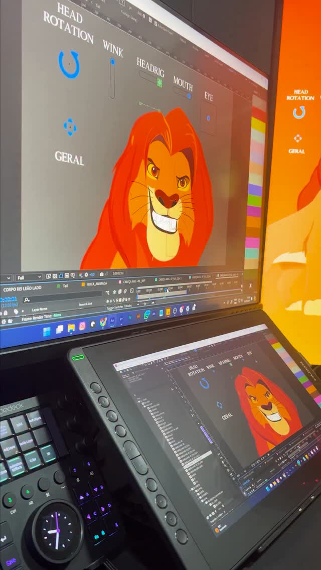 Três rigs diferentes, em um dia só. Começando com esse aqui do Rei Leão ...