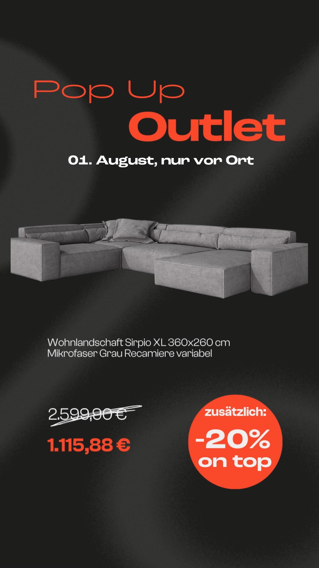 Besondere Stücke. Besondere Eventpreise. ✨, 📍 DELIFE Pop-up Outlet, 🗓️ 01. August | ab 10 Uhr, 📍in Ebersdorf, genügend Parkplätze vorhanden, ⏰ Wer zuerst kommt, hat die größte Auswahl. | DELIFE