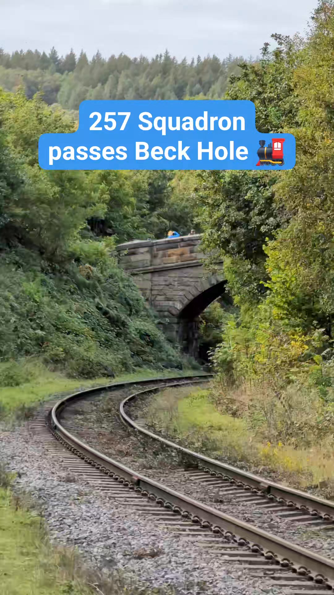 🚂 257 SQUADRON PASSES BECK HOLE 🚂 257 Squadron passes Beck Hole, near ...