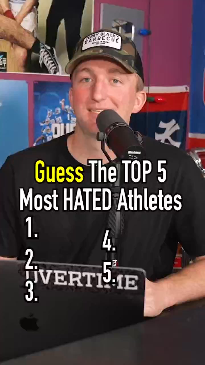 Guessing the Top 5 MOST HATED Athletes!! #fyp #top5 #athletes # ...
