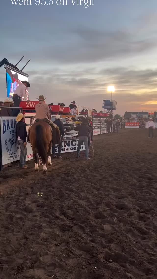 STETTLER, Alberta — There's something magical about broncs at sundown ...