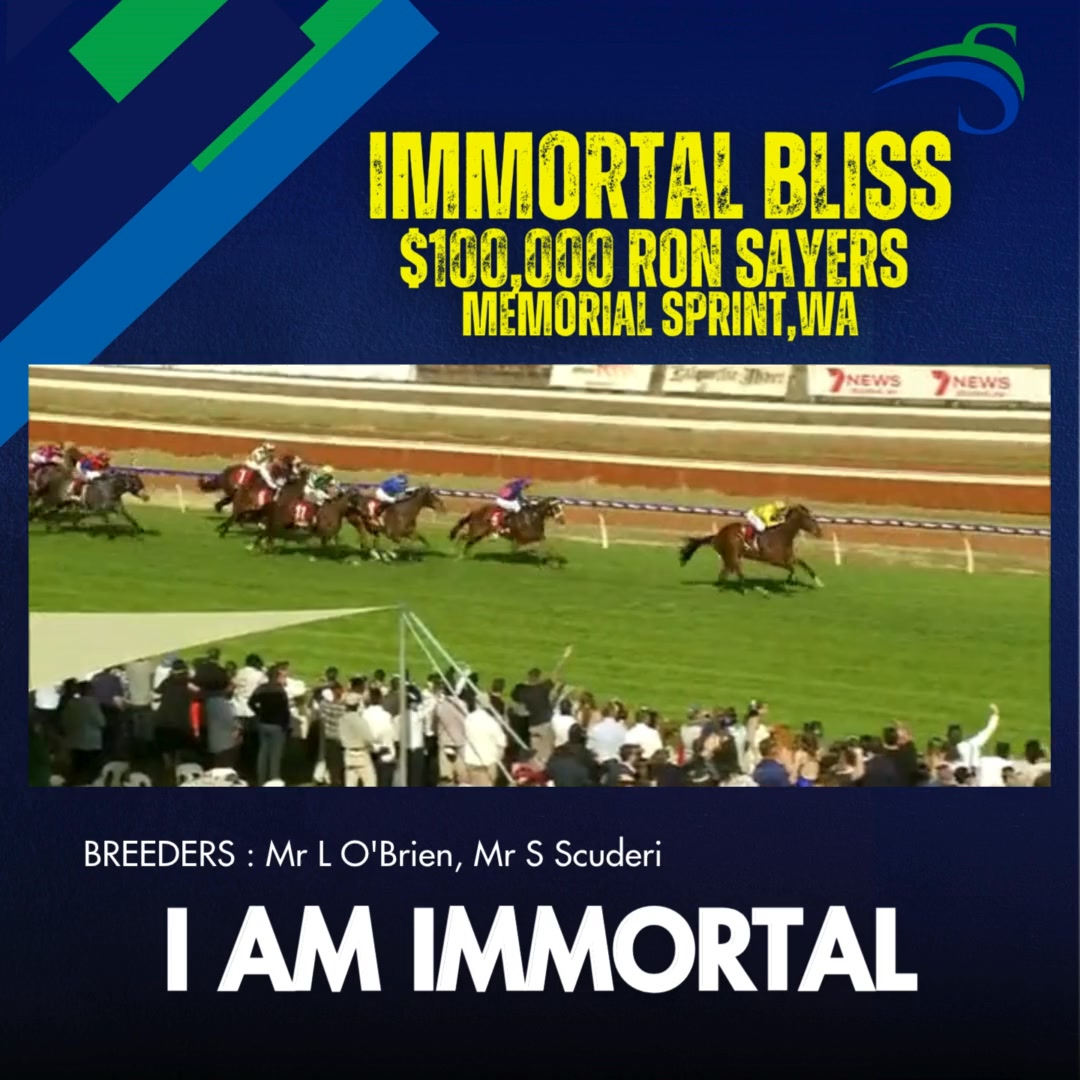 I AM IMMORTAL having a day out today as IMMORTAL BLISS lands the ...