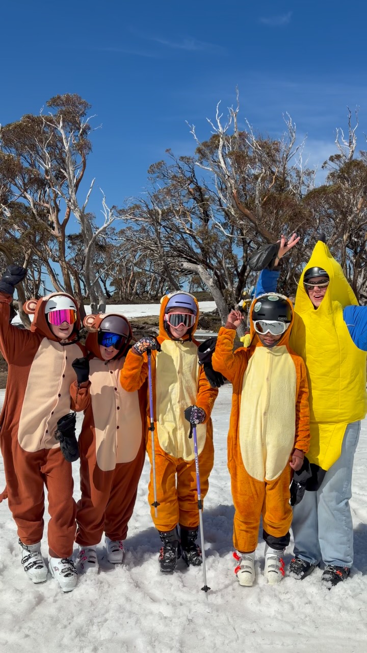 winter sports dress up day A little dress-up, a lot of fun 🤘🎉, Club brought the vibes today, with the AMP crew celebrating their final in style 🕺⛷️🏂 | Perisher edit: AW25 occasionwear George Men's Dominic Loafer Size:45-47
