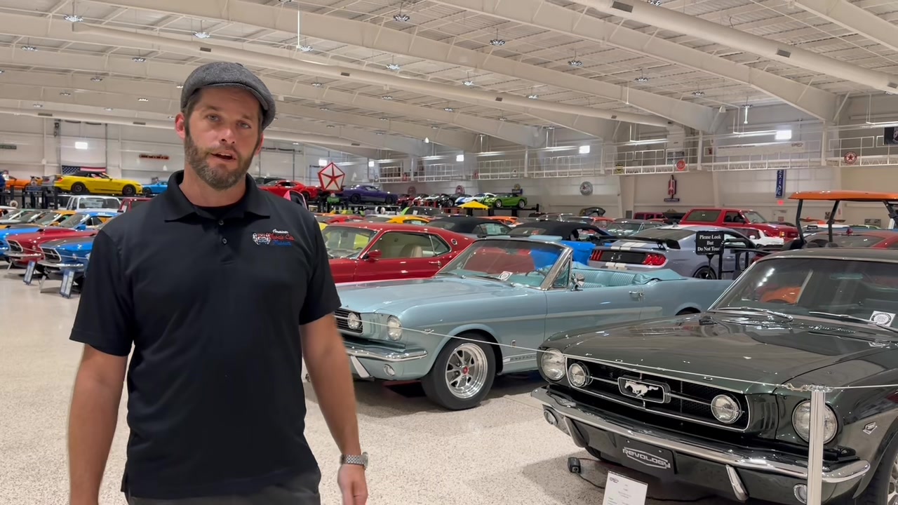 Checking in with Andrew at the American Muscle Car Museum on Sarno Road ...