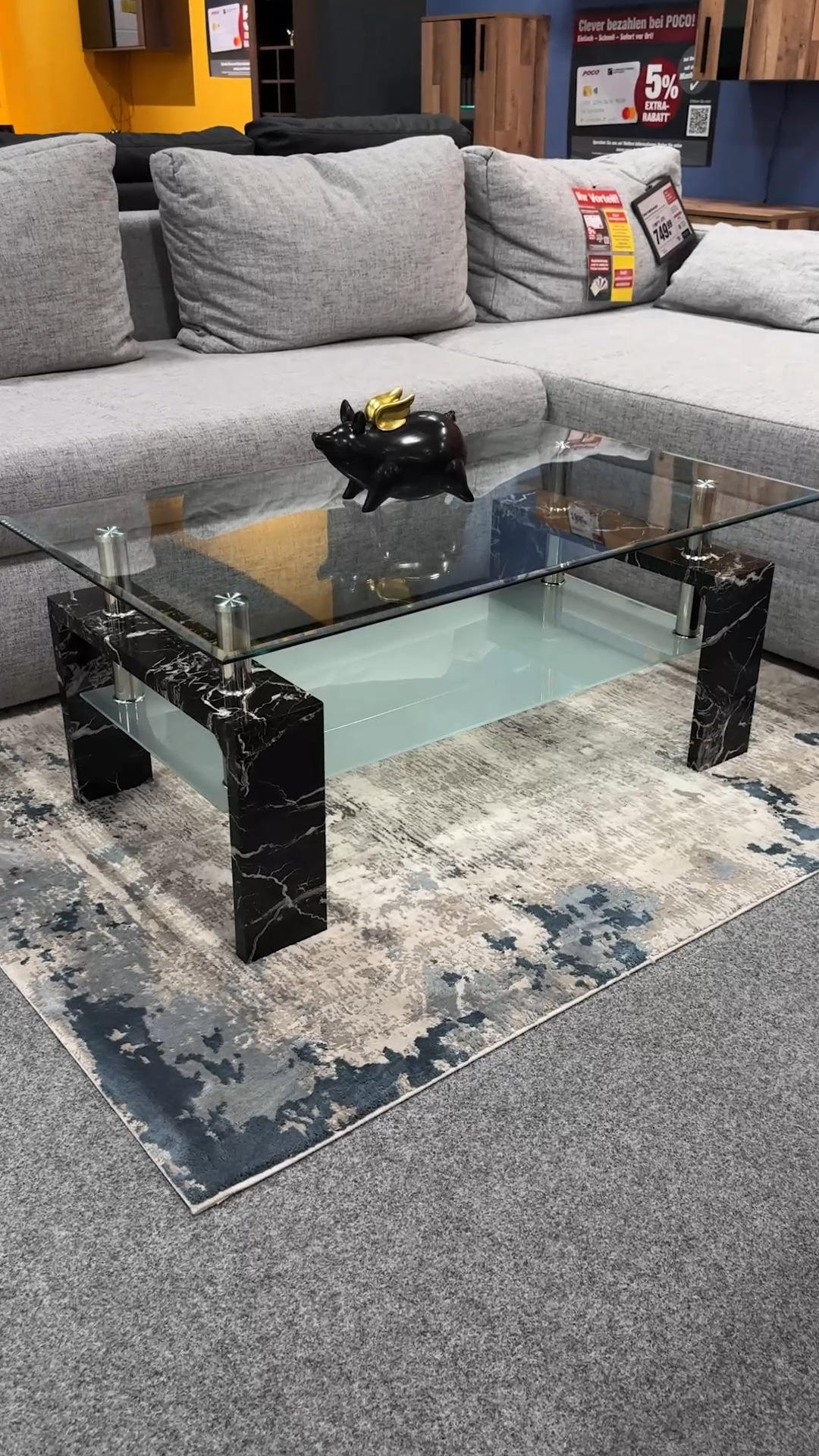 Wie gefällt Dir der Tisch?, #Couchtisch #POCOStyle #Wohnideen #BudgetFriendly #Schnäppchen #deko #wohnen #poco | POCO Einrichtungsmärkte