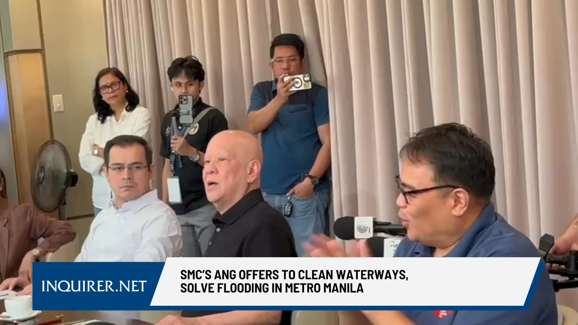 Tycoon and San Miguel Corp. president and CEO Ramon Ang has volunteered ...