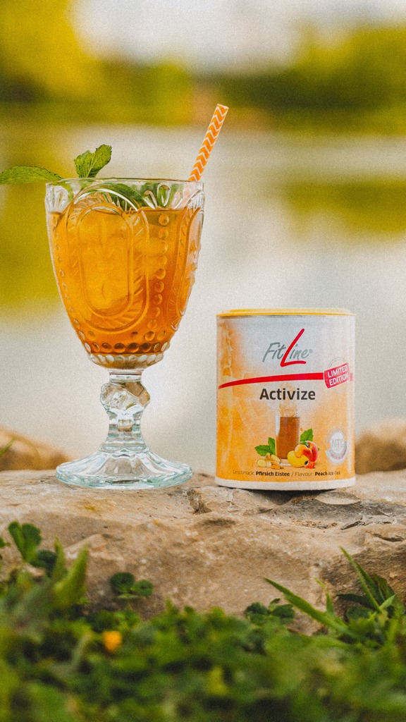 FitLine Activize Peach Ice-Tea 2缶 Are you ready to taste this summer? 🍑 FitLine Activize Peach Ice
