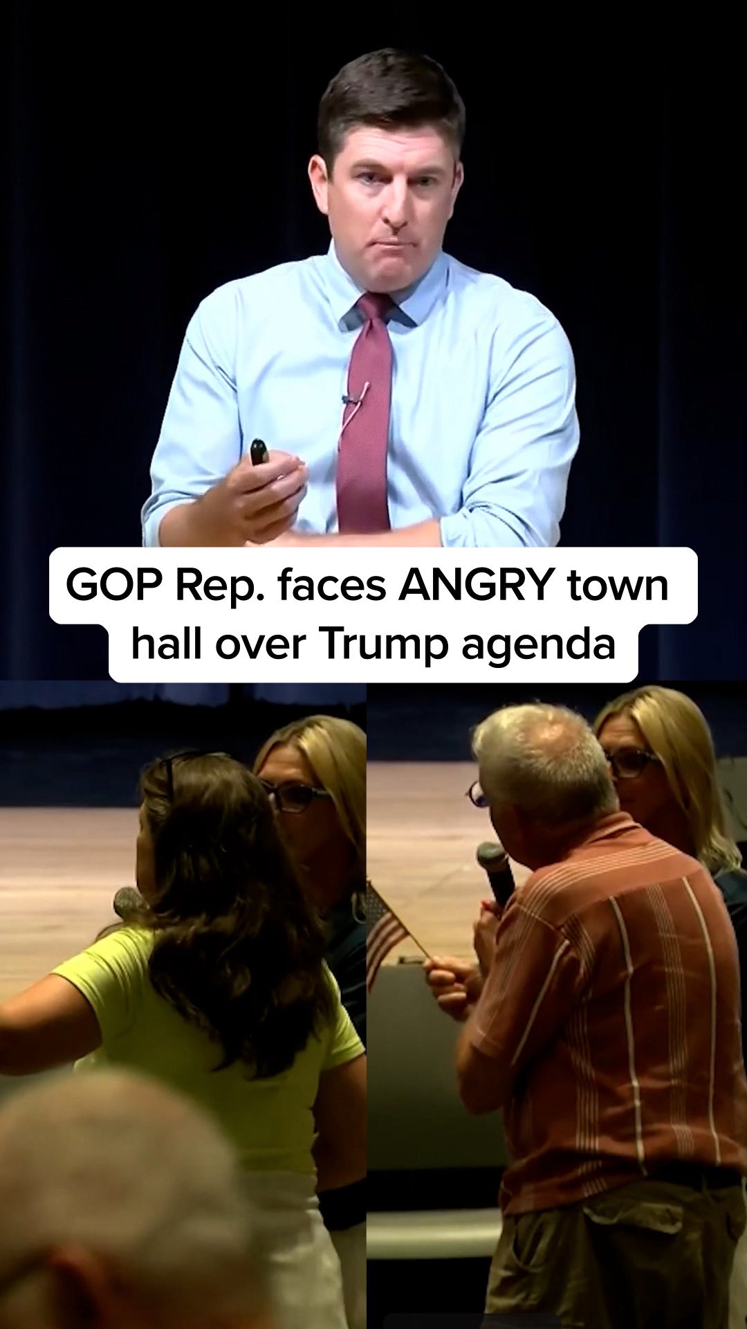 MS NOW - Rep. Bryan Steil, R-Wis., faced boos,... | Facebook