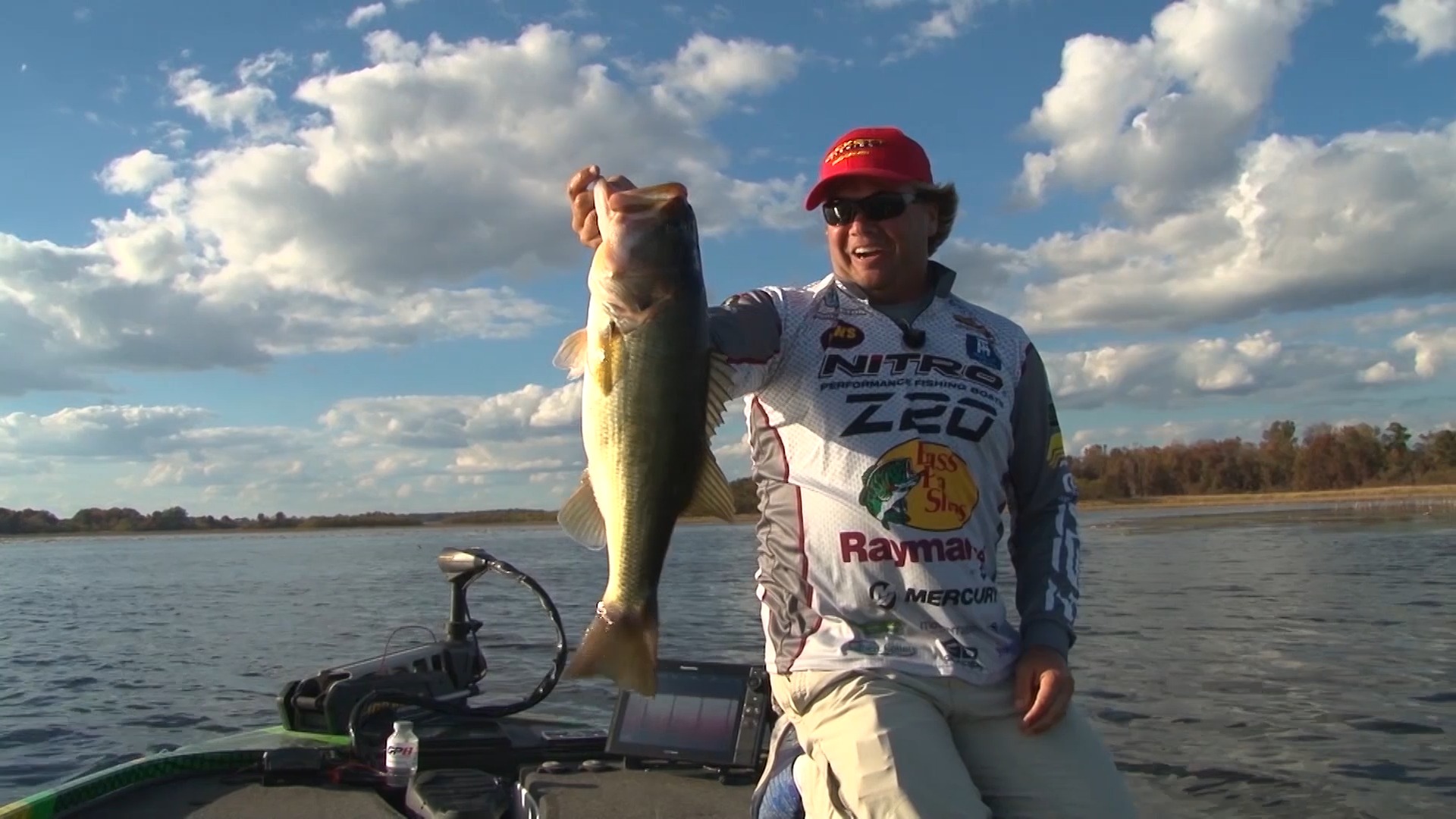 Fishing off-shore ledges on Lake Eufala where we put the Z Boss 20 to ...