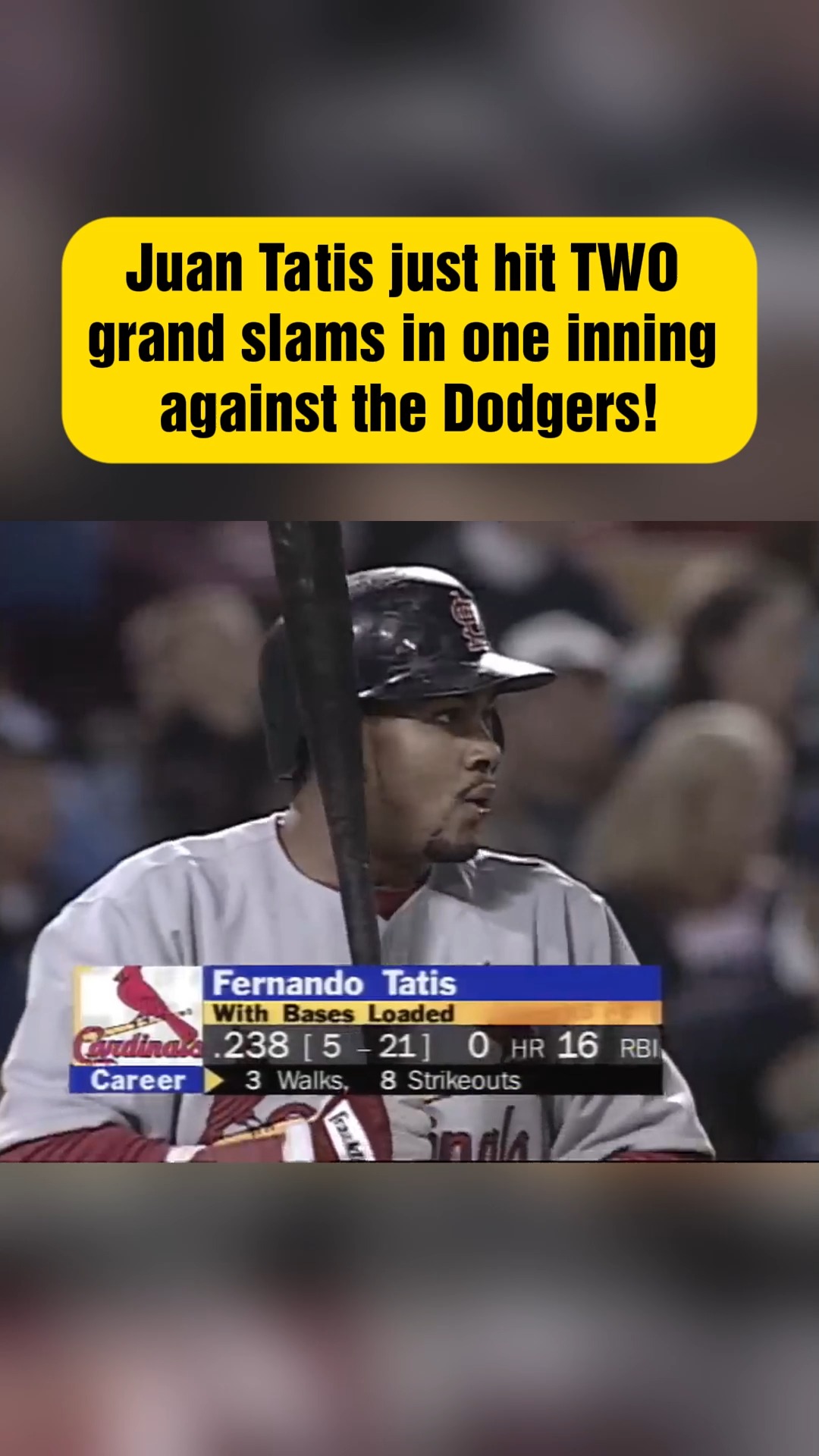 4/23/99: A legendary night! Fernando Tatis hits TWO grand slams in ONE ...