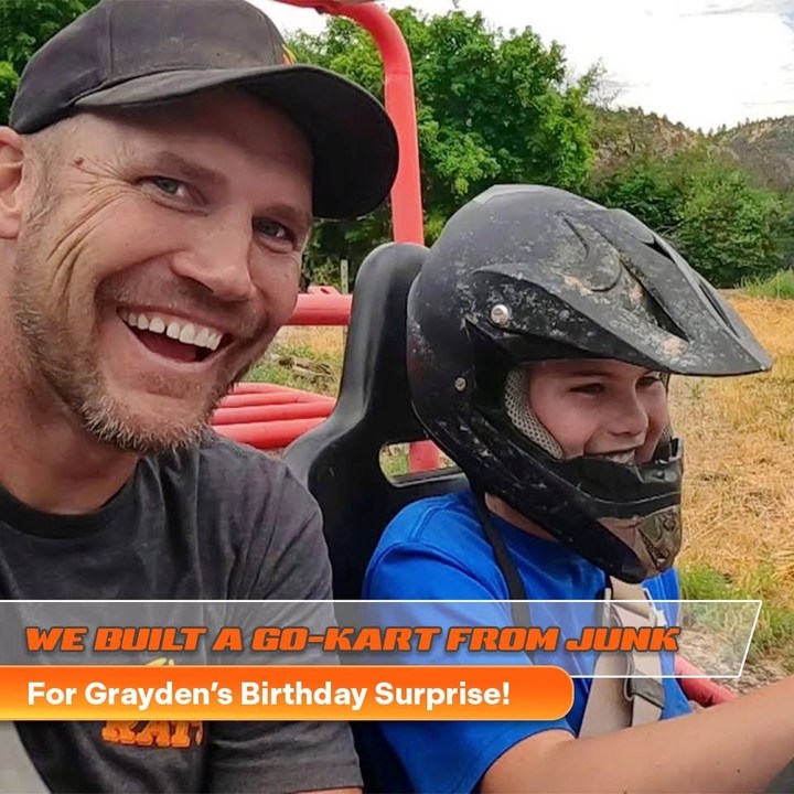 Throwback To When We Surprised Grayden with a Custom-Built Go-Kart ...