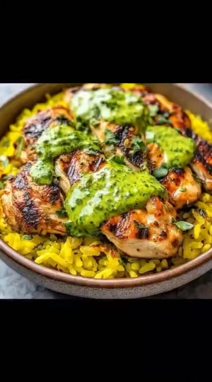 Here’s a full, easy recipe for Peruvian Chicken and Rice with Green ...