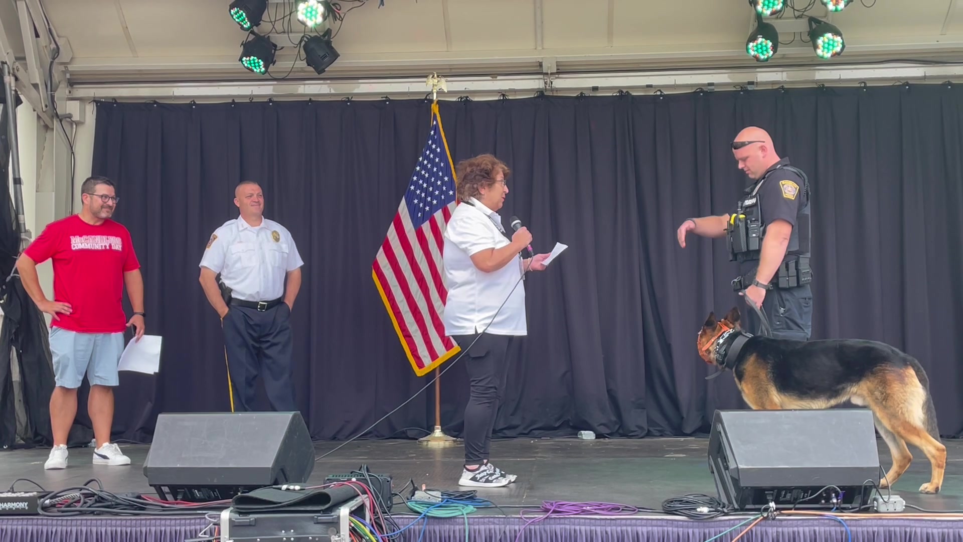 New K9 Officer Siraly (with his handler Officer Shawn Davis) was given ...