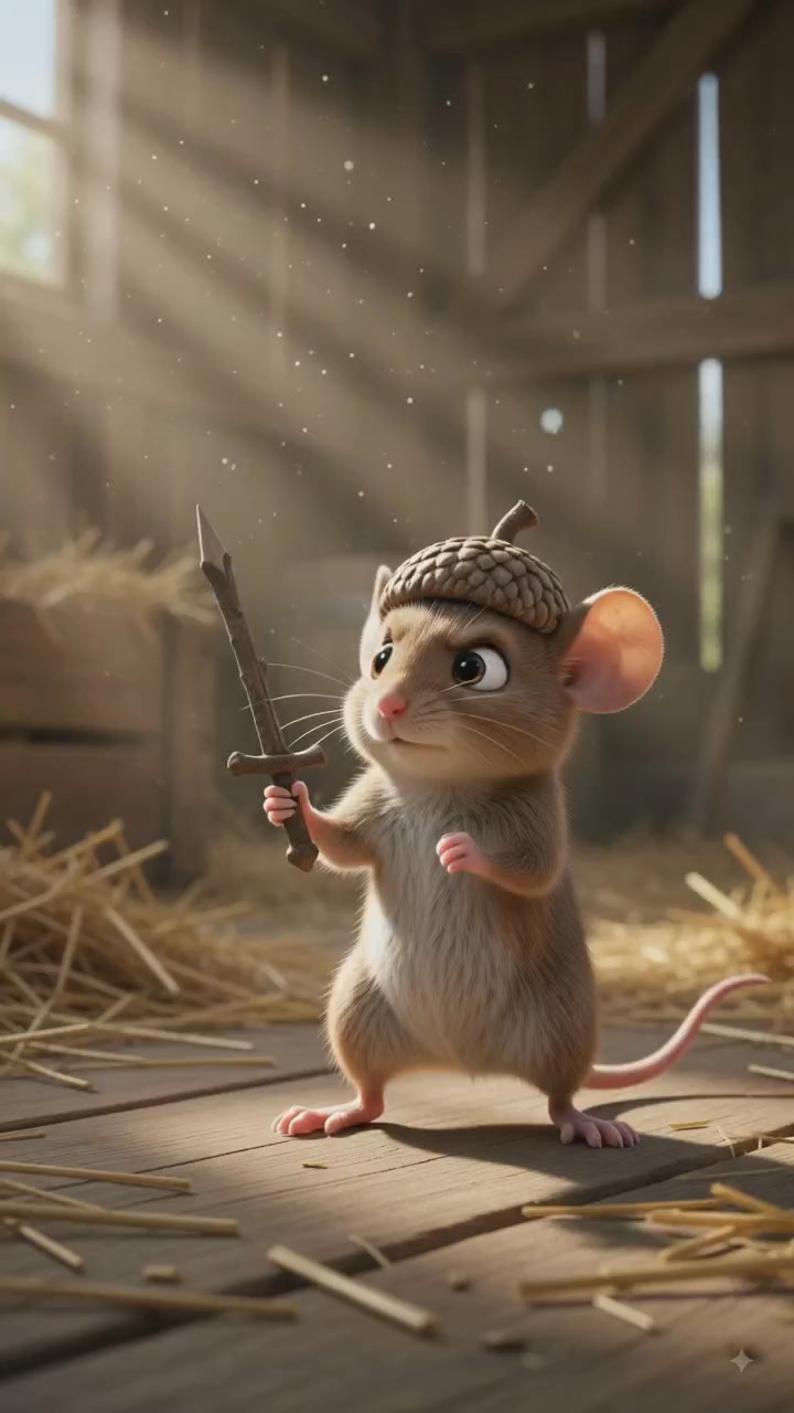 The kissing mouse, short but sweet | The Mouse family that live by