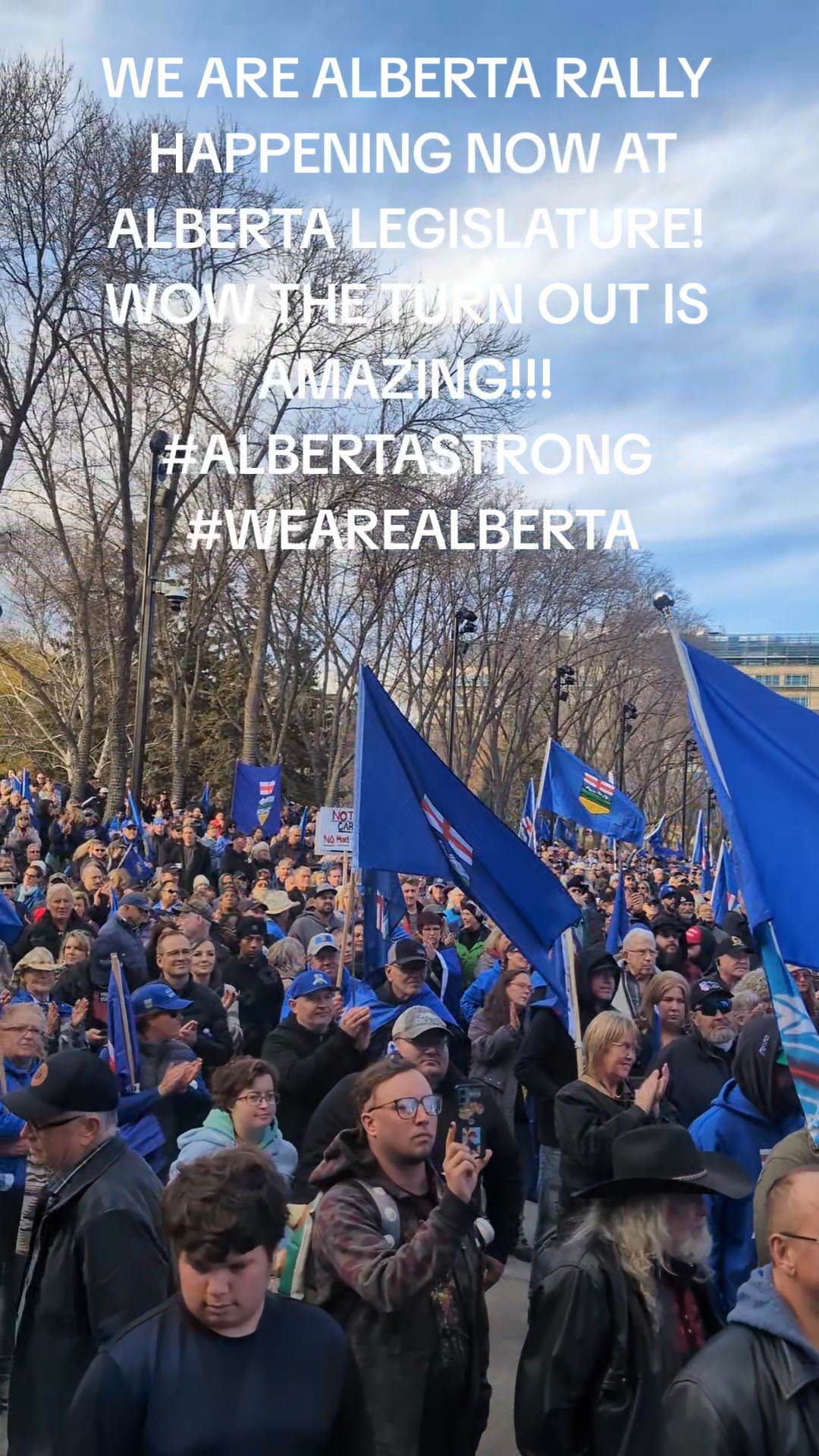 I AM ALBERTA RALLY HAPPENING NOW!!! COME DOWN TO THE ALBERTA ...