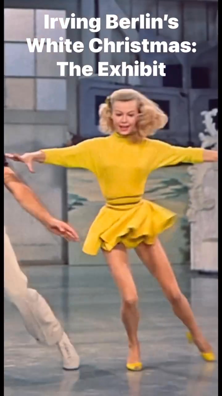 white christmas yellow dress 🎶 “The best things happen while you’re dancing…”, Vera-Ellen glides across the screen in these iconic tap shoes, now on display at Behringer-Crawford Museum. These costume pieces bring Length Ball Gown