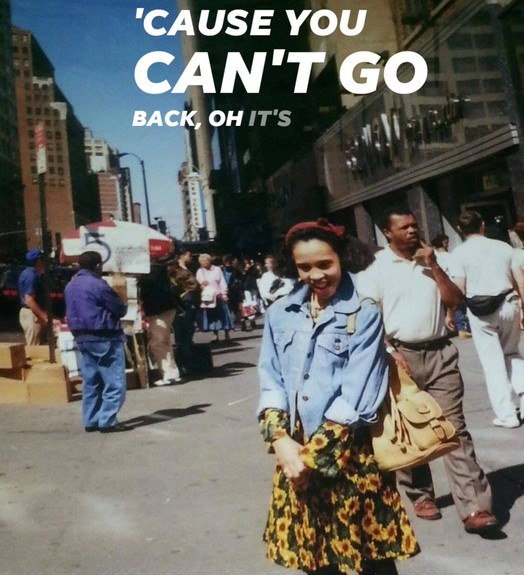What New York street is in this 1993 photo?