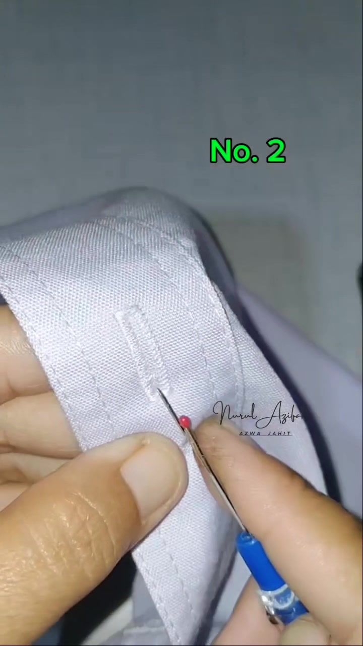 2 ways to make holes in Buttonhole #sewing #tips #trick #tutorial # ...
