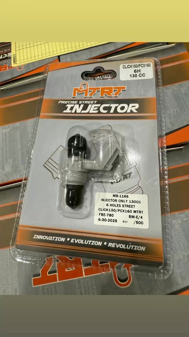 New MTRT injectors Line up Street injector Why The stack injectors even ...