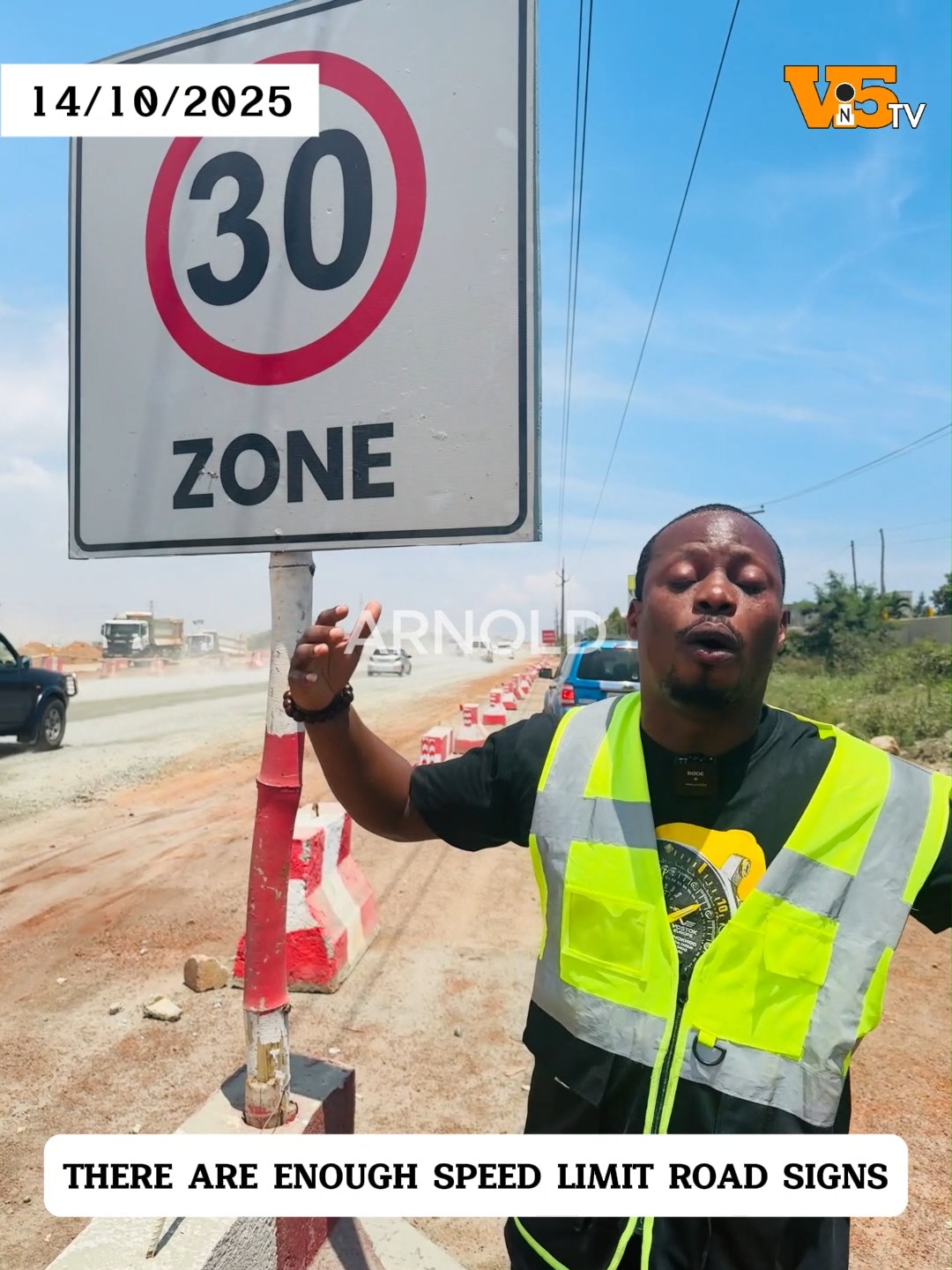 FOLLOW UP: The motorway is now a construction zone so the new approved ...