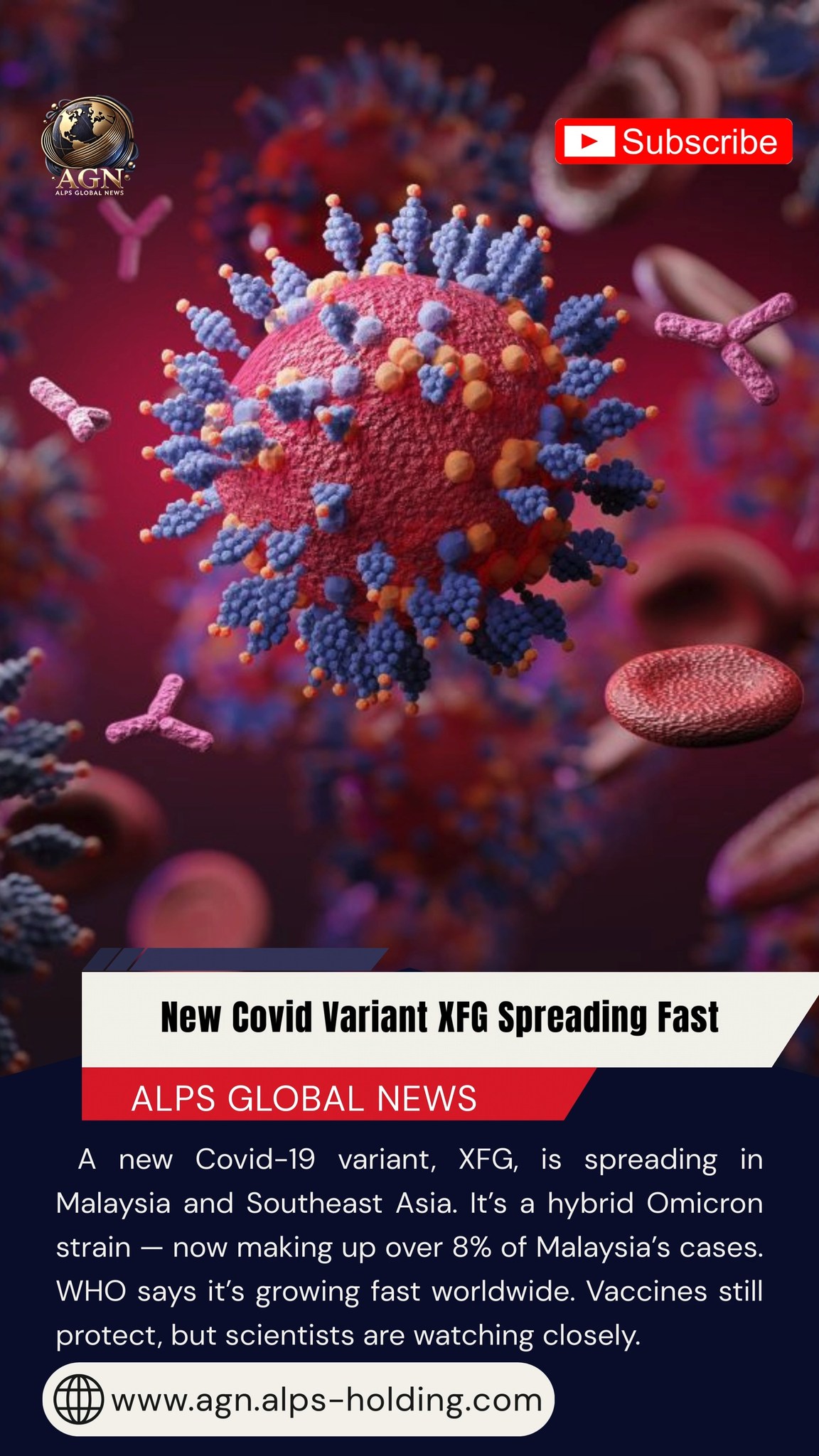 A new Covid-19 variant, XFG, is spreading in Malaysia and Southeast ...