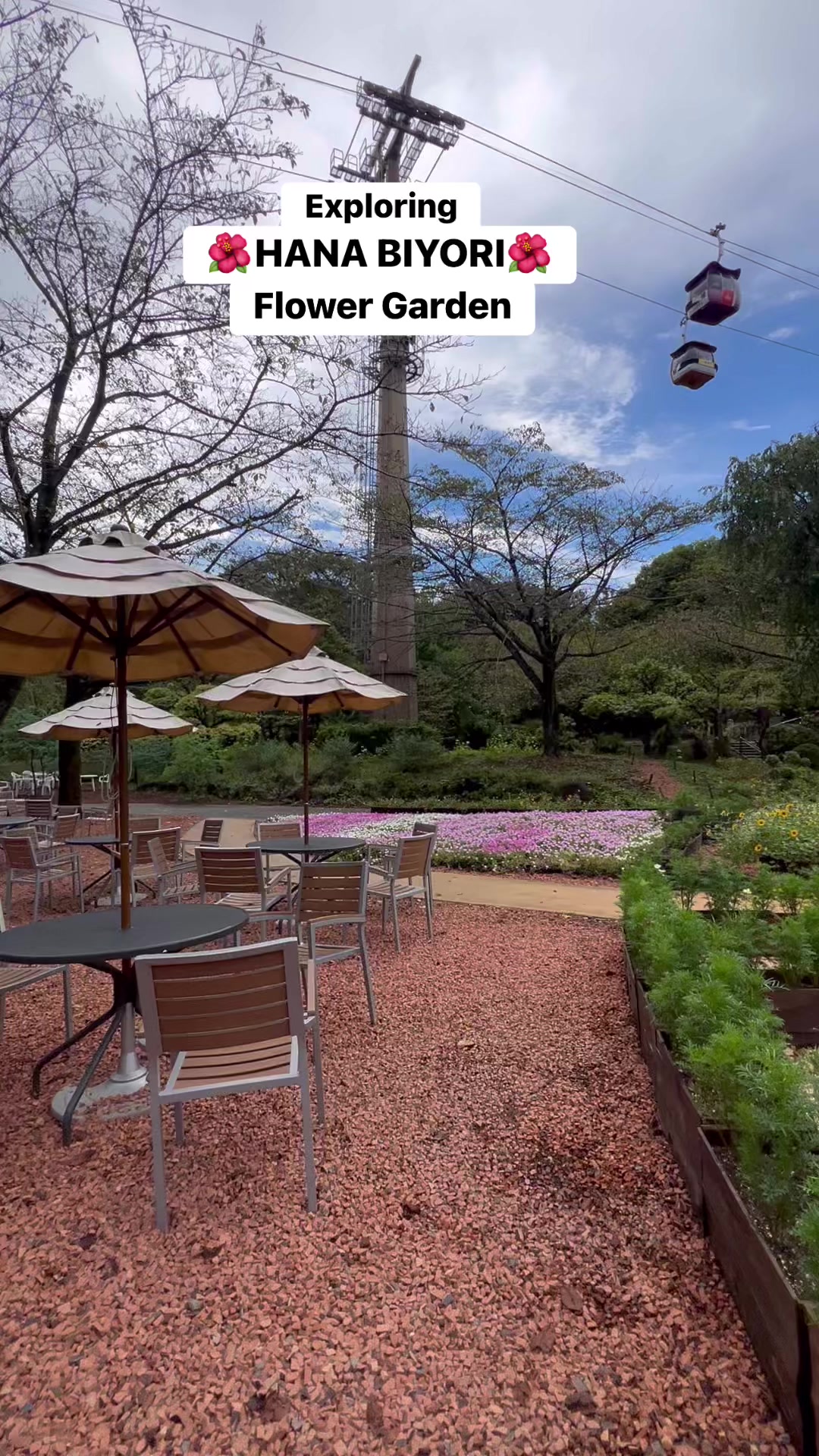 HANA BIYORI…. a botanical garden directly connected to Yomiuri