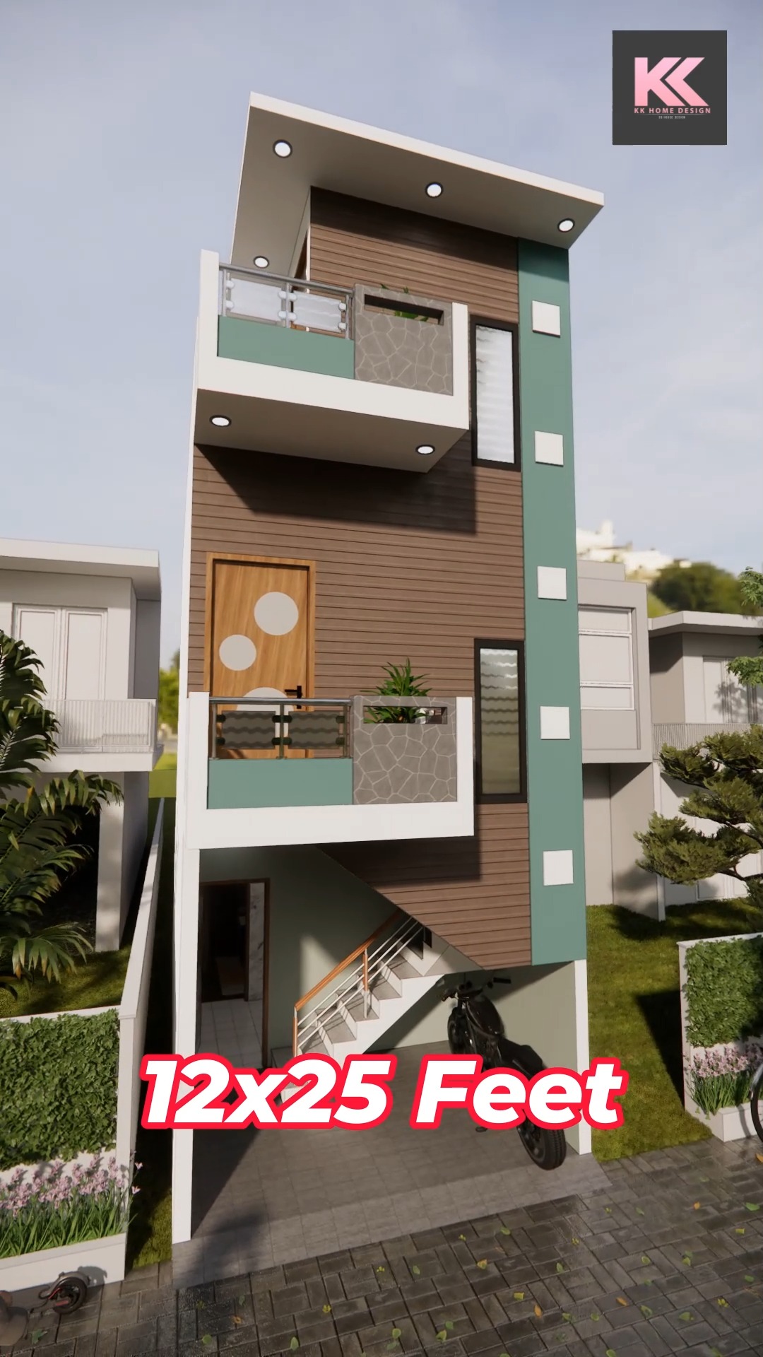 12x25 Feet Rent Purpose House Design Small Space House Tour # ...