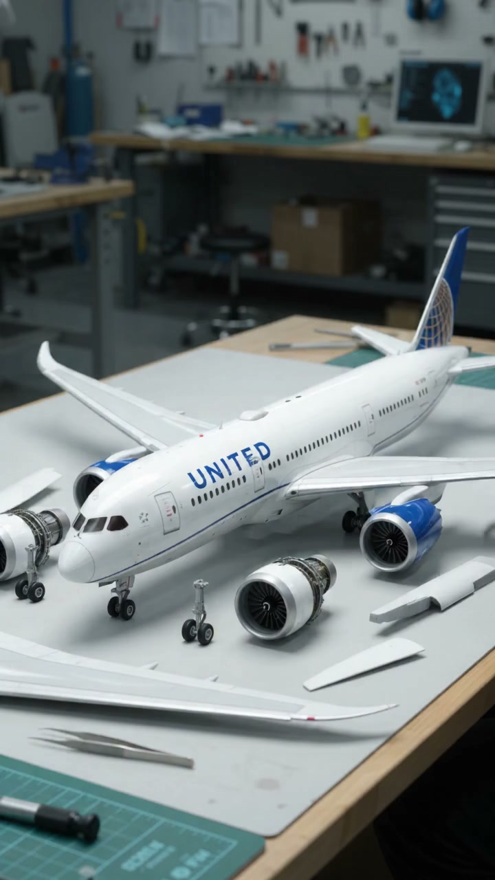 ✈️【EVA Air 787-9 1:200 Aircraft Model is here!】✈️ 👇Packed