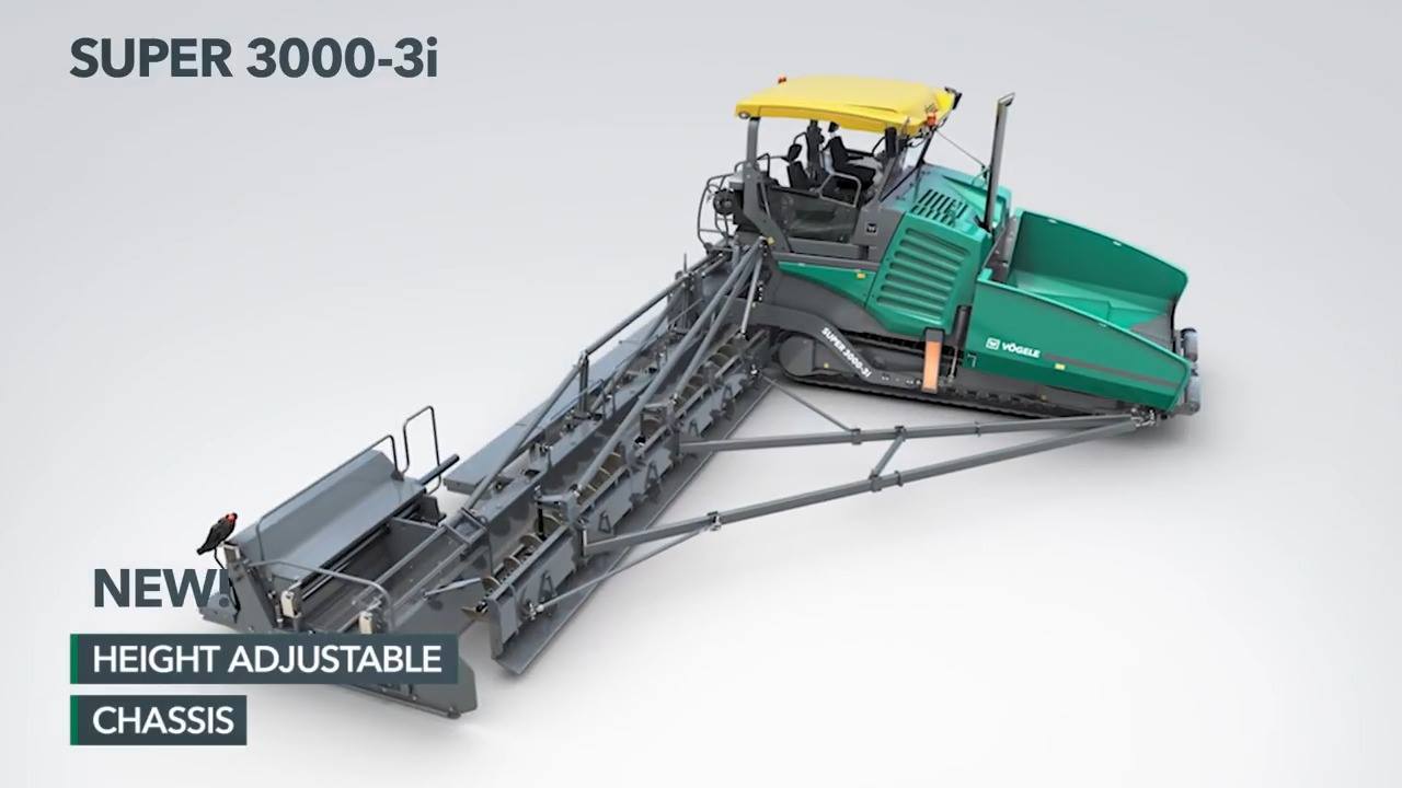 VÖGELE SUPER 3000-3i Jointless Paving on four lanes | Global Heavy 