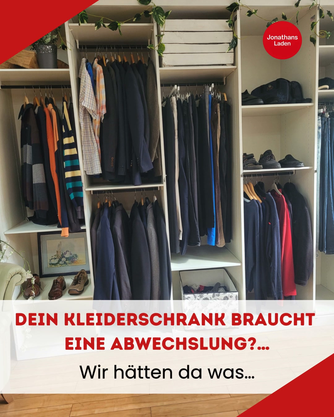 SecondHand ist langweilig? Von wegen!, Hier gibt’s Einzelstücke statt Einheitslook, Nachhaltigkeit statt Wegwerfmode und jede Menge Möglichkeiten, euren eigenen Style zu finden. 💚, Ob lässig, cool,