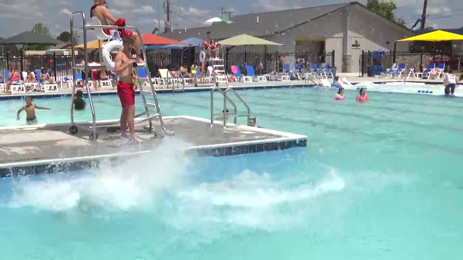 City of Nitro - WOWK-TV reporter making a splash during a... | Facebook